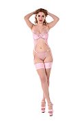 Mina Von D Pink Blush istripper model