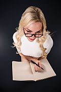 Angie Lynx Office Romance istripper model